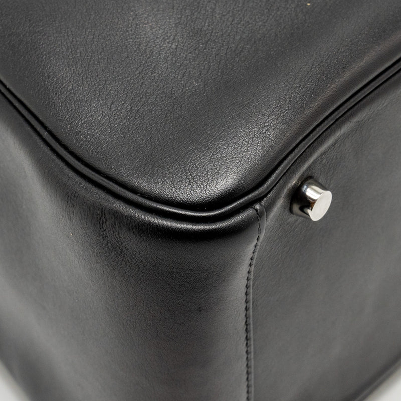 Hermes Touch Lindy 30 Swift/Alligator Mississippiensis Black SHW Stamp C