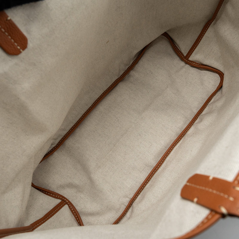 Goyard Saint Louis pm tote bag goyardine canvas brown/ multicolour