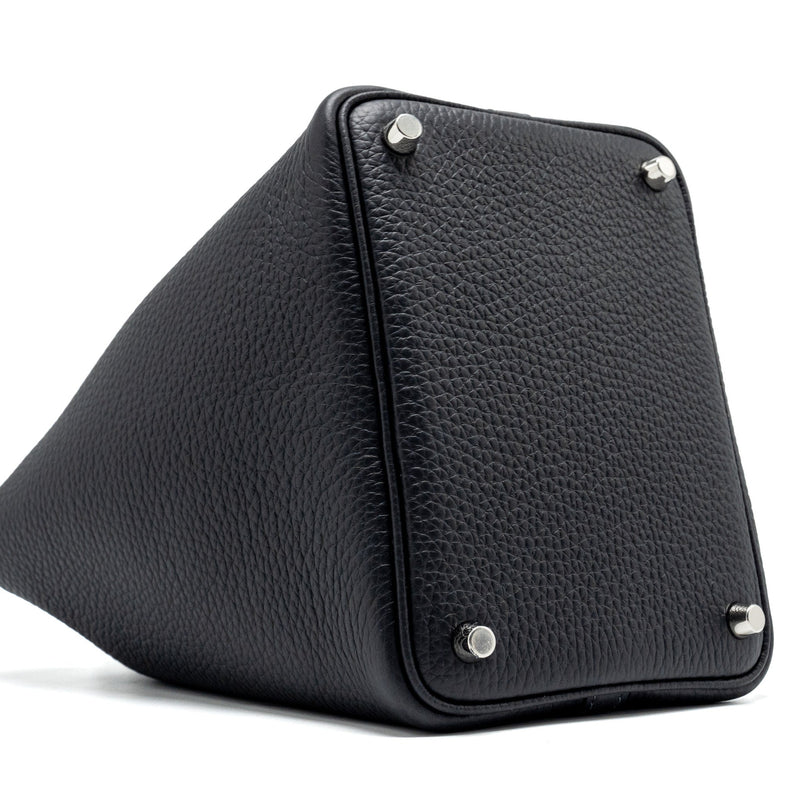 Hermes picotin 18 lock bag clemence Caban SHW stamp B
