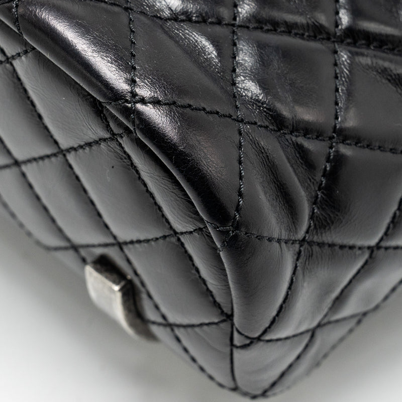 Chanel Mountain Backpack Quilted Calfskin Black Ruthenium Hardware