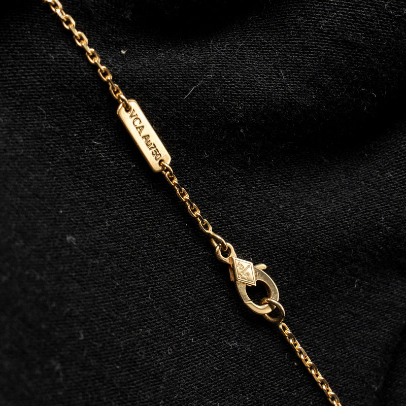 Van Cleef & Arpels Vintage Alhambra Pendant Yellow GOLD, White Mother-of-Pearl