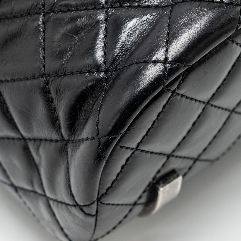 Chanel Mountain Backpack Quilted Calfskin Black Ruthenium Hardware