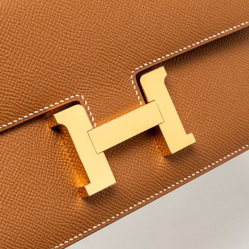 Hermes Constance Elan Epsom Gold GHW Stamp B