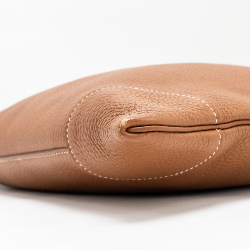 Hermes Silkcity 33 Clemence Gold SHW Stamp Y