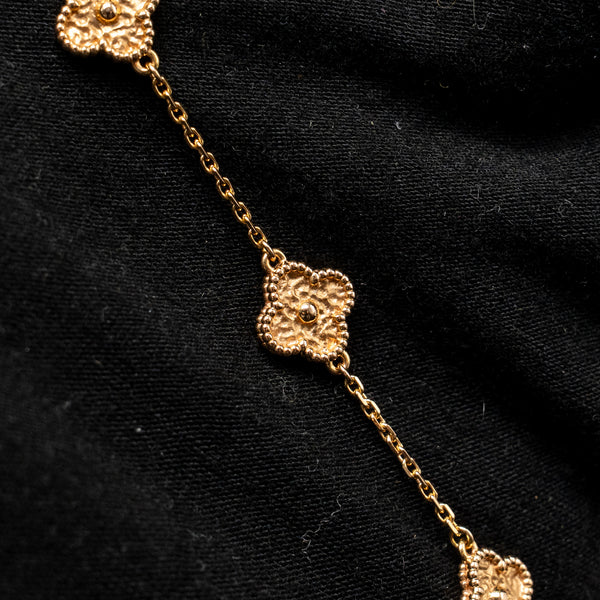 Van Cleef & Arpels Sweet Alhambra Bracelet, 6 Motifs Rose Gold