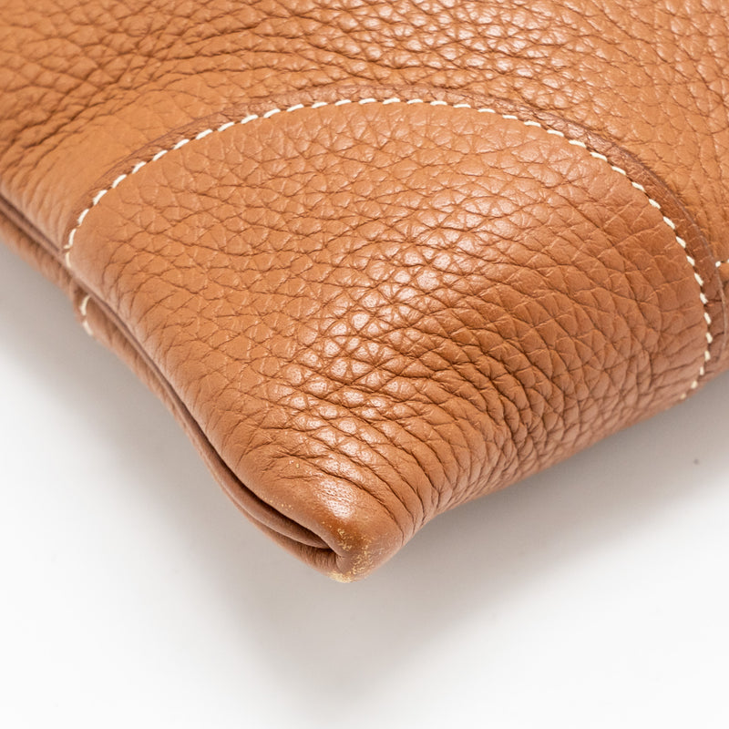 Hermes Silkcity 33 Clemence Gold SHW Stamp Y