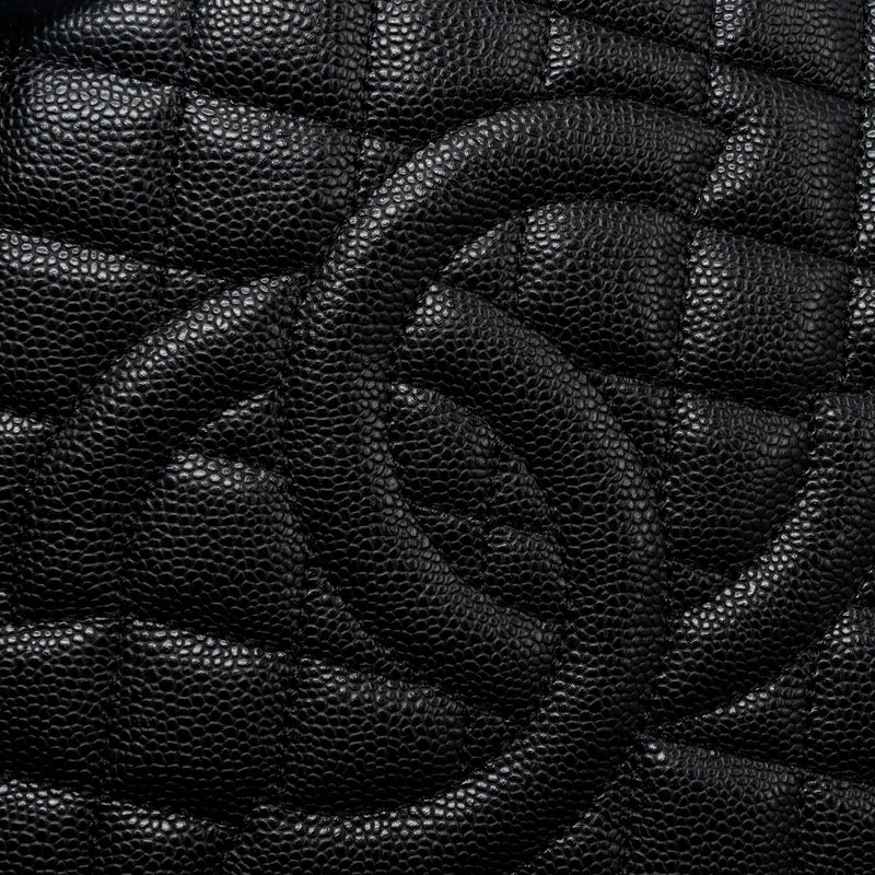 Chanel Grand Shopping Tote Caviar Black SHW