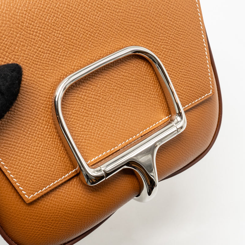 Hermes Della Cavalleria Mini Bag Epsom Gold SHW Stamp Z