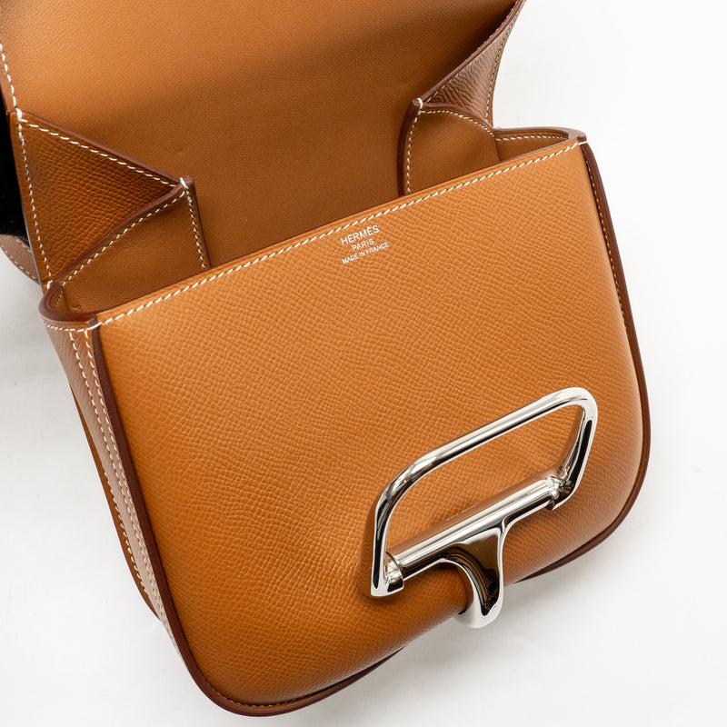 Hermes Della Cavalleria Mini Bag Epsom Gold SHW Stamp Z