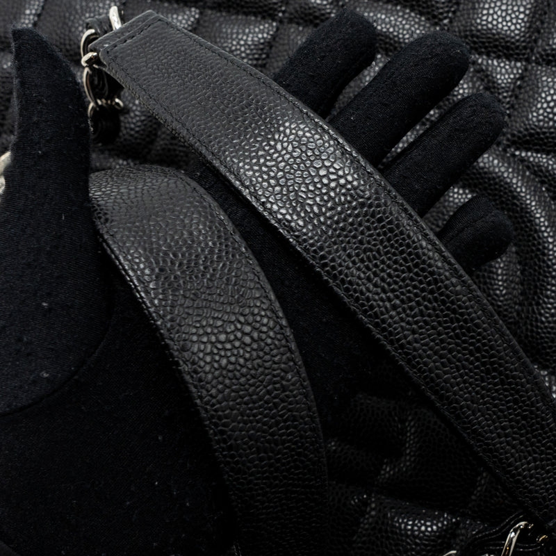 Chanel Grand Shopping Tote Caviar Black SHW