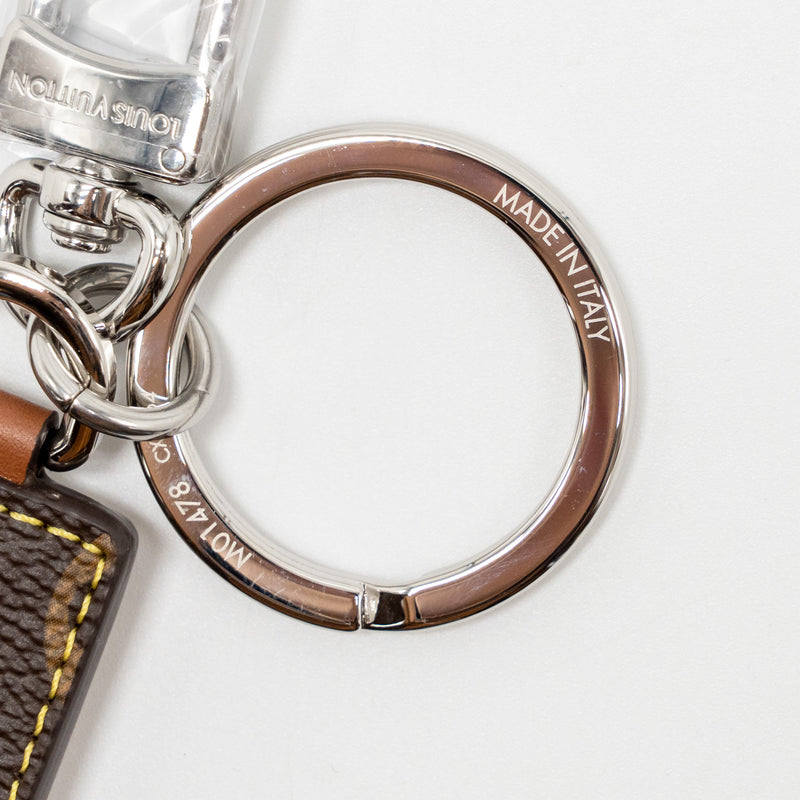 Louis Vuitton Chocolate Bar Figurine Key Holder/ Bag Charm Leather Brown SHW