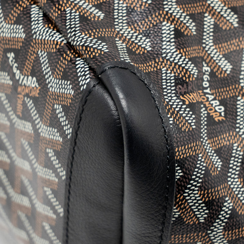 Goyard Artois MM Tote Bag Goyardine Canvas/Calfskin Black SHW