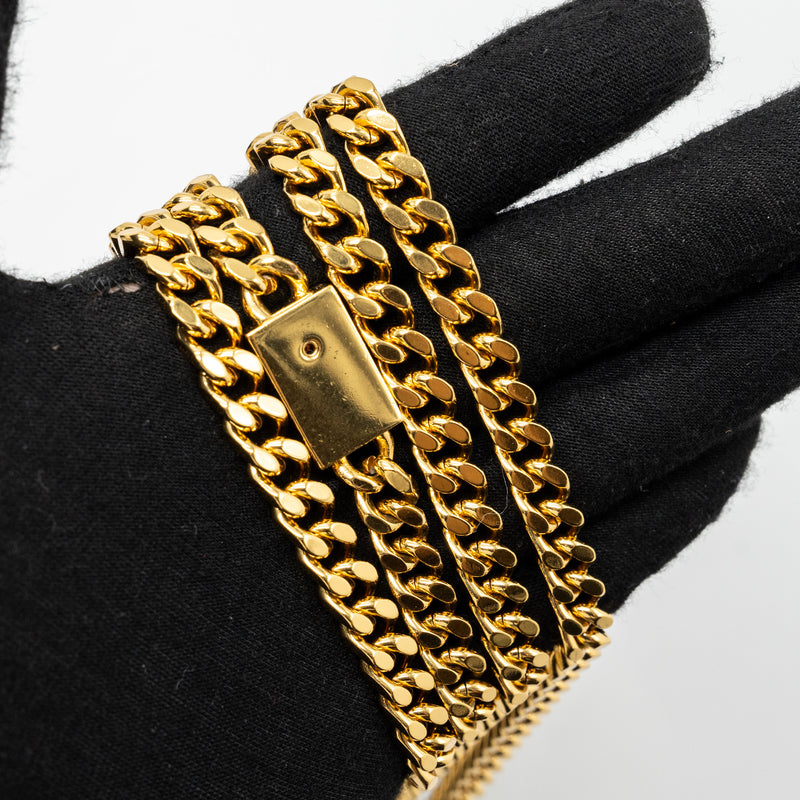 Saint Laurent Kate Chain Wallet with Tassel Suede Brown GHW