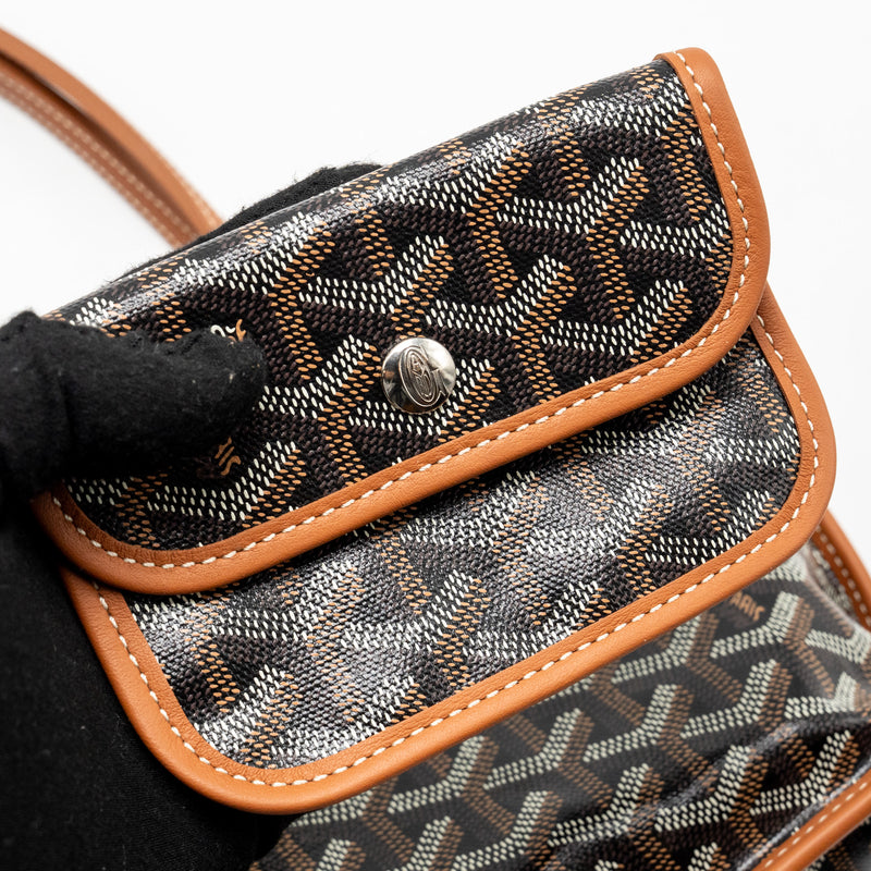 Goyard Mini Anjou Tote Bag Goyardine Canvas/Calfskin Tan SHW