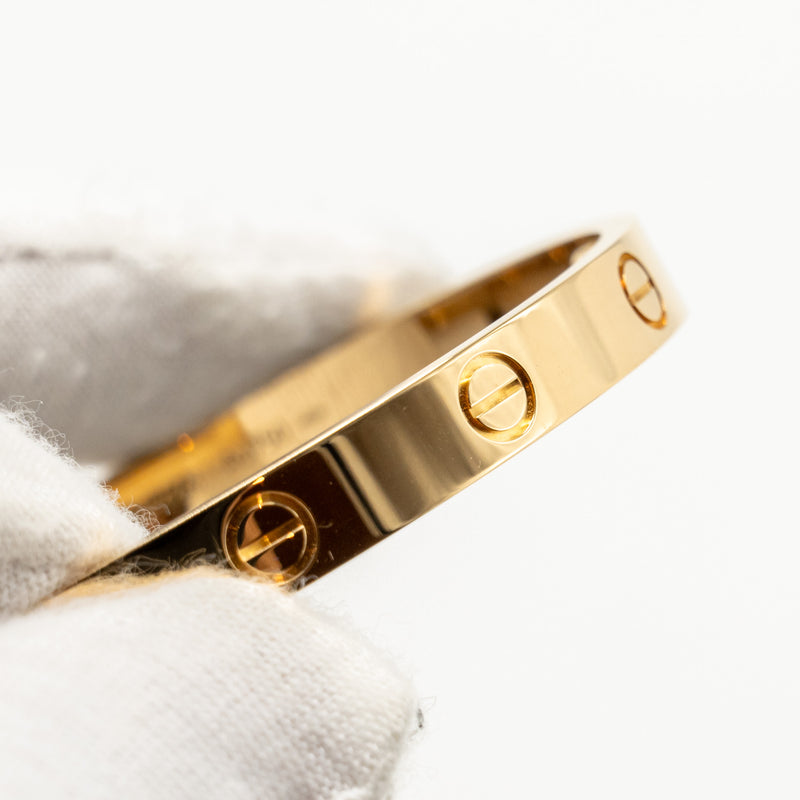 CARTIER Size 16 Love Bracelet Yellow Gold