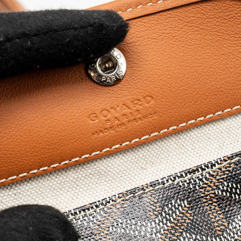 Goyard Mini Anjou Tote Bag Goyardine Canvas/Calfskin Tan SHW