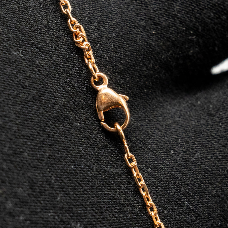 Hermes Mini Pop H Pendant Rose Dragee RGHW