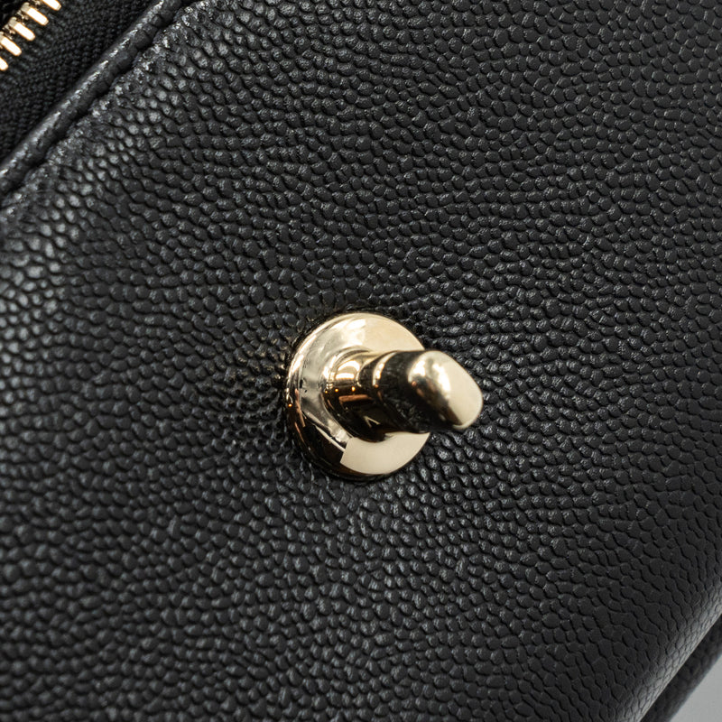 Chanel small business affinity caviar black LGHW (microchip)