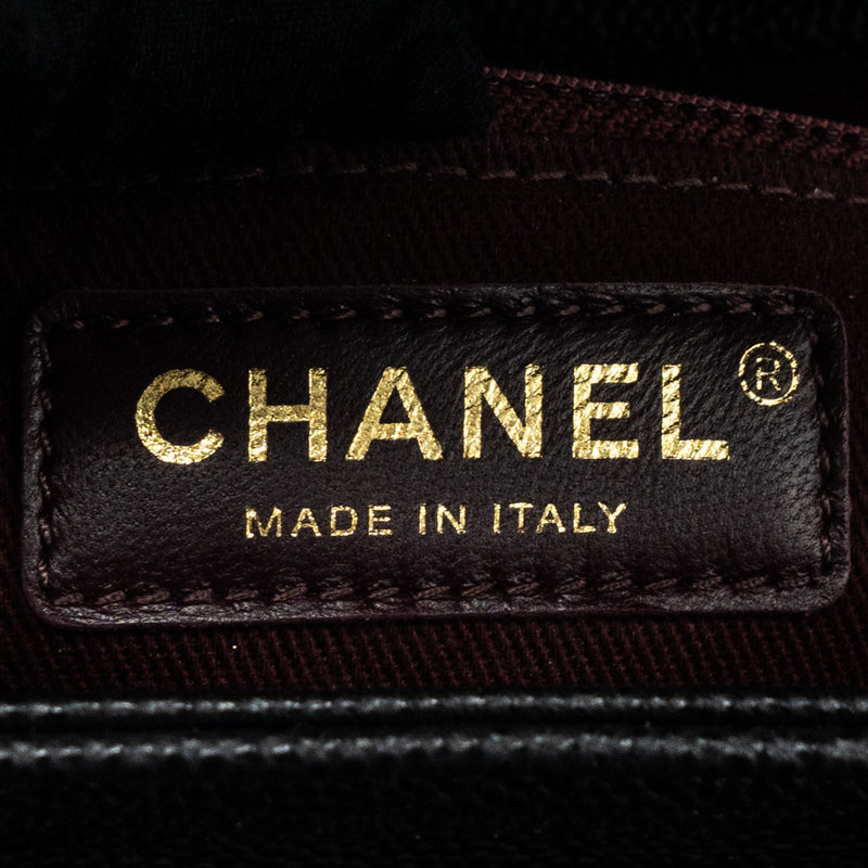 Chanel small business affinity caviar black LGHW (microchip)