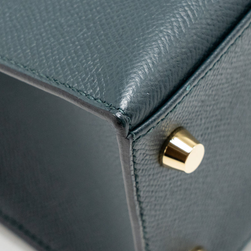 Hermes Kelly 25 Epsom Vert Cypress GHW Stamp C