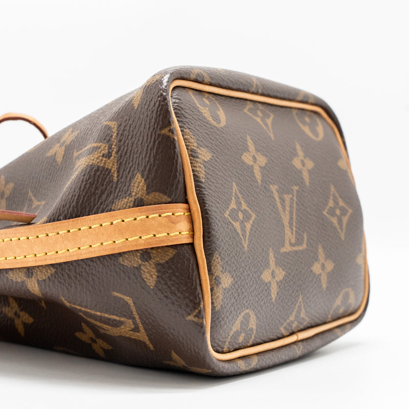Louis Vuitton Nano Noe Monogram Canvas GHW