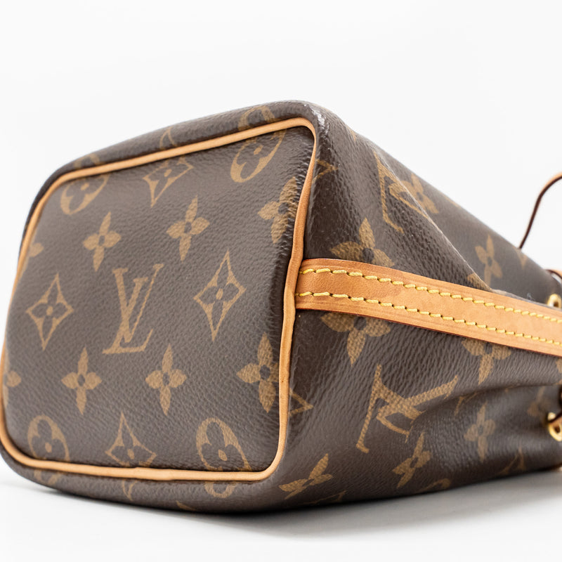 Louis Vuitton Nano Noe Monogram Canvas GHW