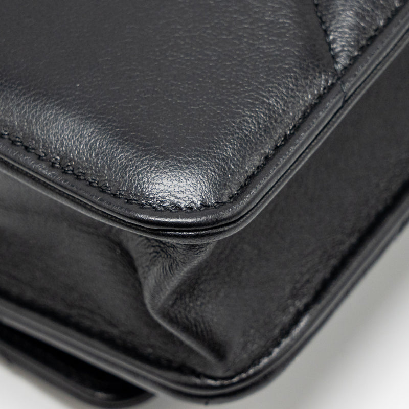 Chanel 19 Wallet on Chain Lambskin Black Multicolour Hardware