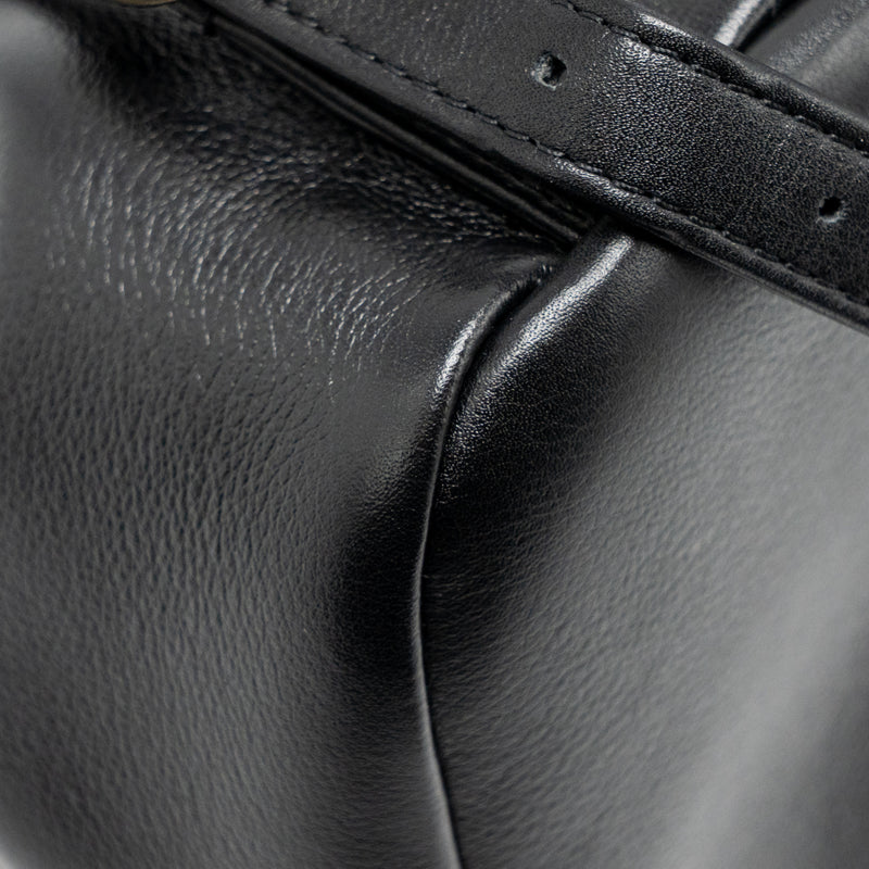 Chanel Mini Duma Backpack Calfskin Black LGHW (Microchip)