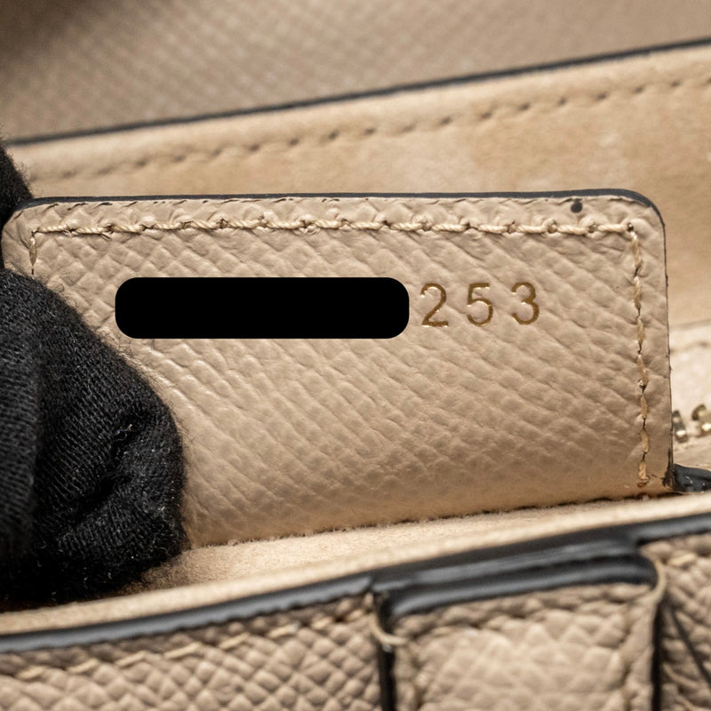 Dior Medium Saddle Bag Calfskin Beige GHW