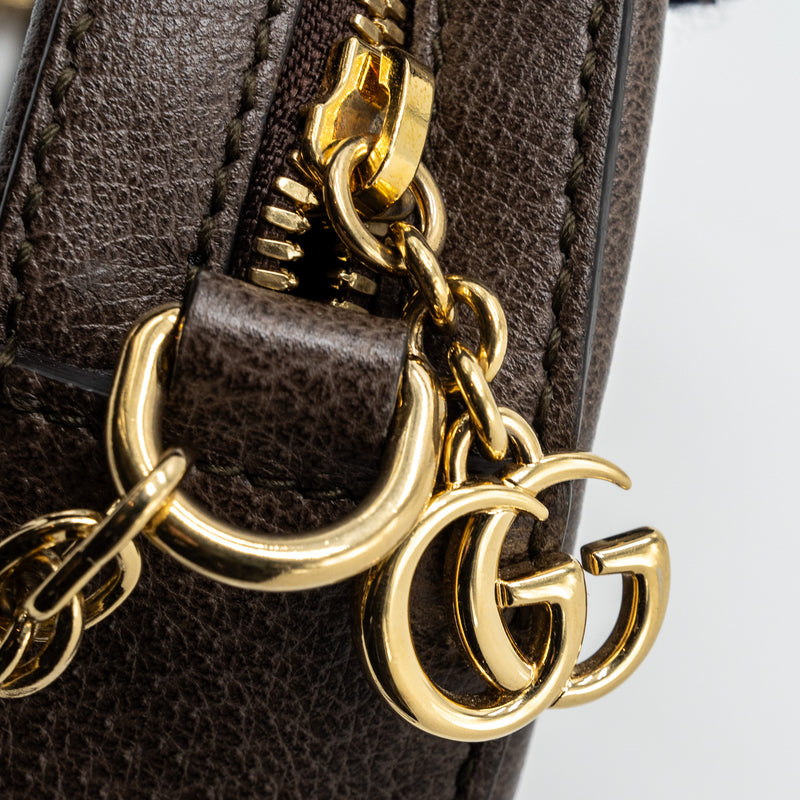 Gucci Mini Ophidia GG Round Shoulder Bag GG Supreme Canvas GHW
