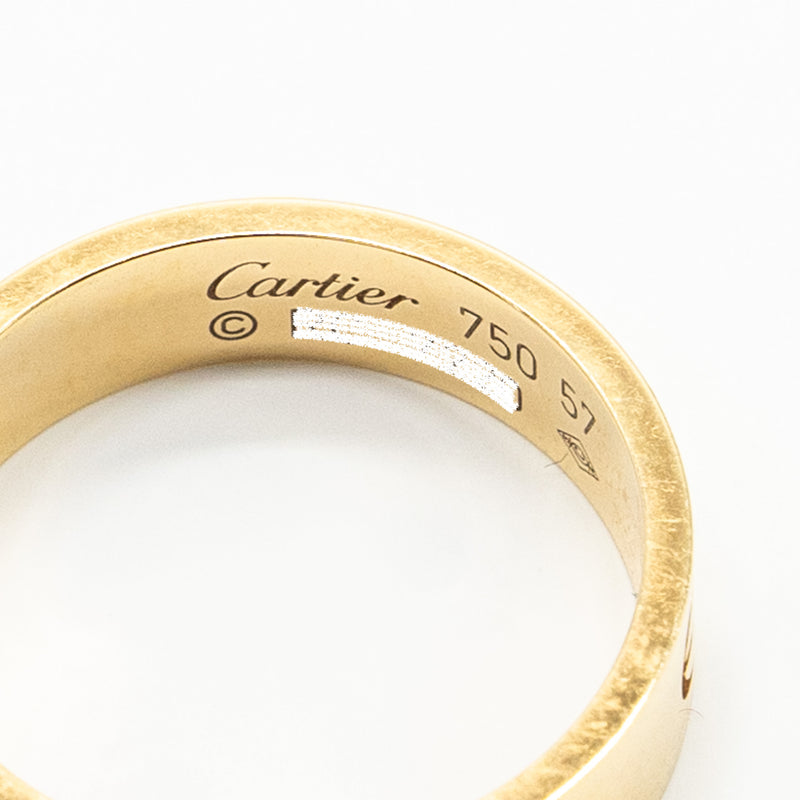 Cartier Size 57 Love Ring Yellow Gold