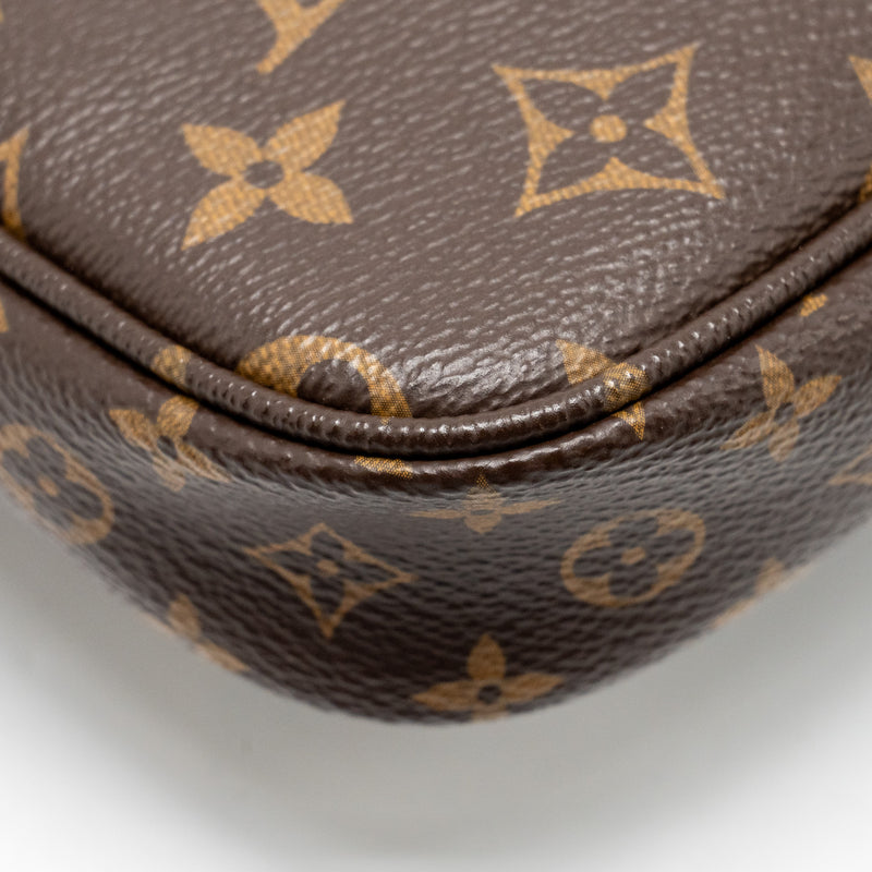 Louis Vuitton MULTI Pochette Accessories Monogram Canvas Khaki GHW