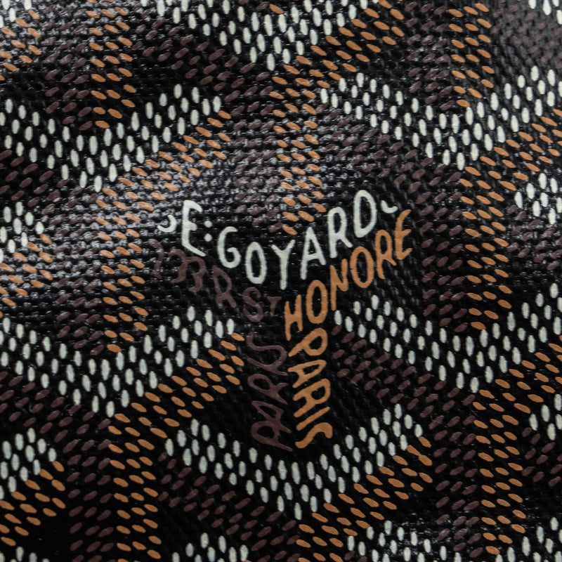 Goyard anjou mini reversible tote bag goyardine canvas / leather brown / multicolor