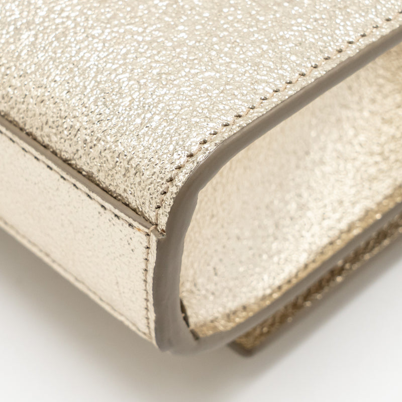SAINT LAURENT/YSL Small Kate Bag Grained Calfskin Gold GHW