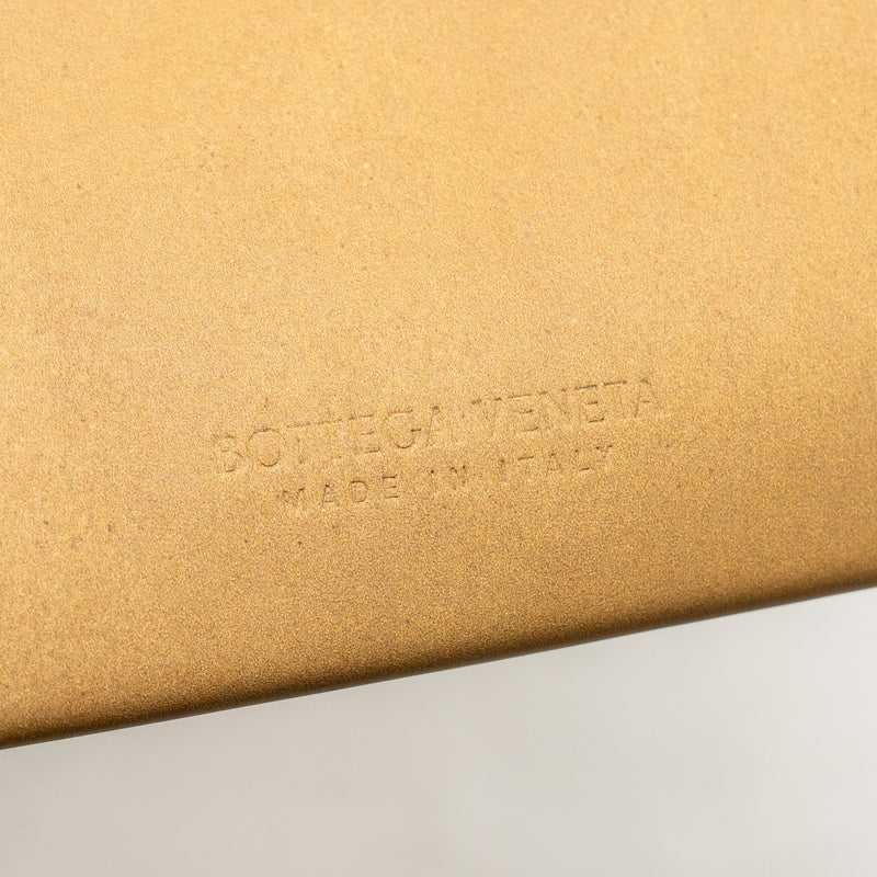 Bottega Veneta Small Raw Paper Leather Tote Bag Calfskin Kraft Beige