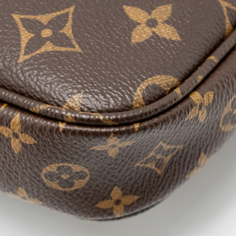 Louis Vuitton Multi Pochette Accessories Monogram Canvas Khaki GHW