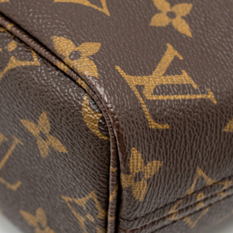 Louis Vuitton Neverfull BB Beige Strap Monogram Canvas GHW