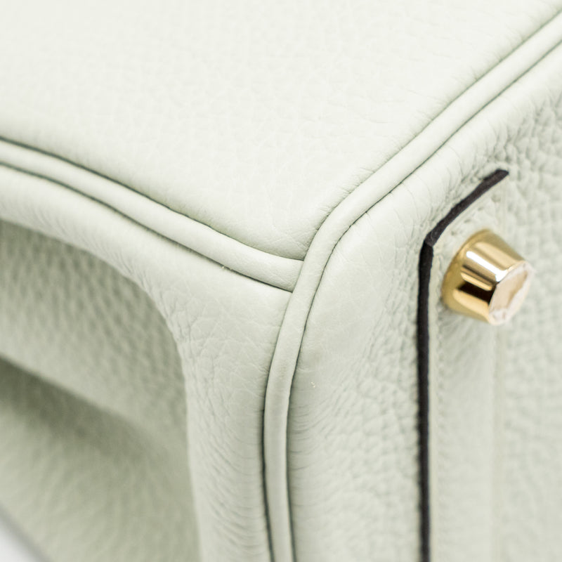 Hermes Birkin 25 togo Gris Neve GHW stamp B