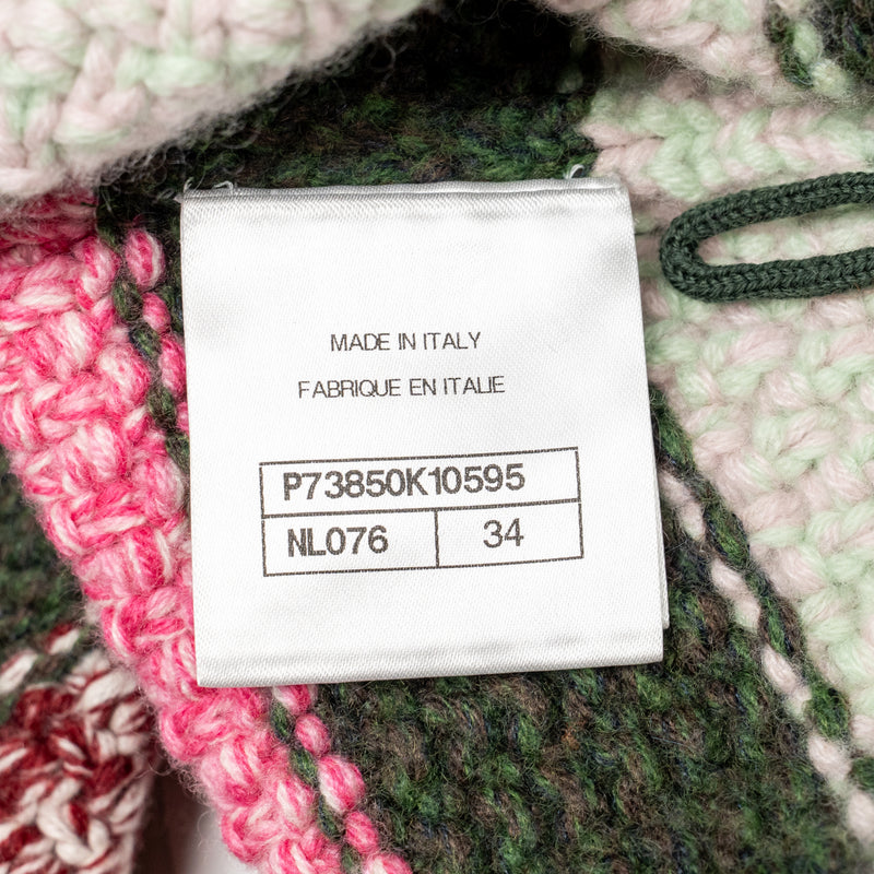 Chanel size 34 22K skirt wool/cashmere multicolour