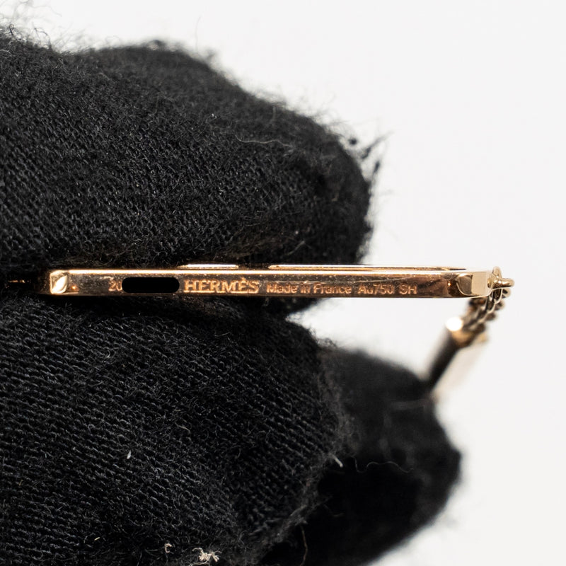 Hermes Size SH Ever Chaine D’Ancre Bracelet, Small Model, Rose Gold