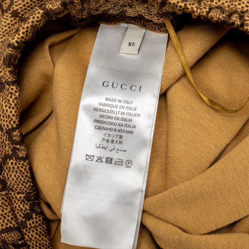 Gucci Size XS GG logo print skirts Polyester/Cotton Brown