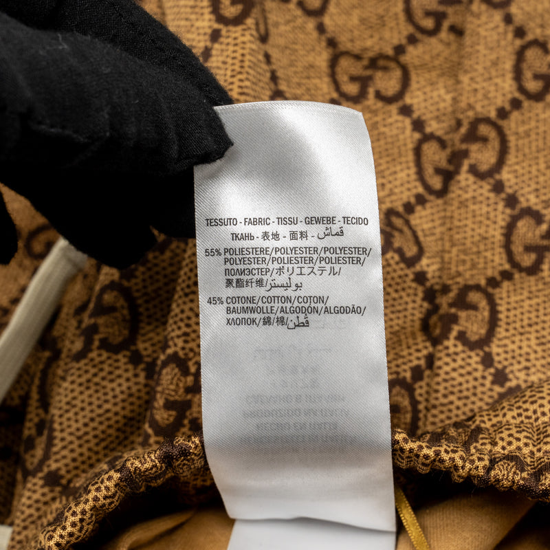 Gucci Size XS GG logo print skirts Polyester/Cotton Brown