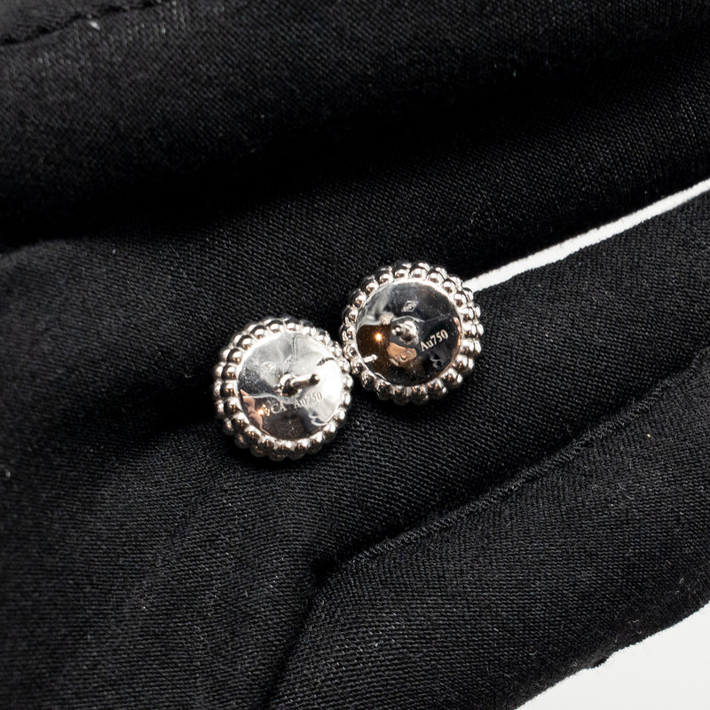 Van Cleef and Arpels Perlee Couleurs Earrings 18K white gold / Turquoise