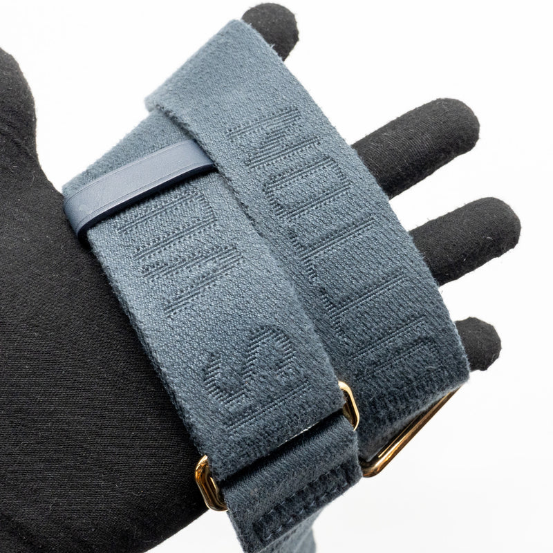 Louis Vuitton x Nigo Flat Double Phone Pouch Denim/Calfskin Blue GHW
