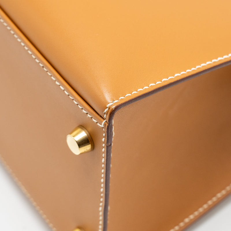 Hermes Kelly 28 Butler Nature Sable GHW Stamp Square D