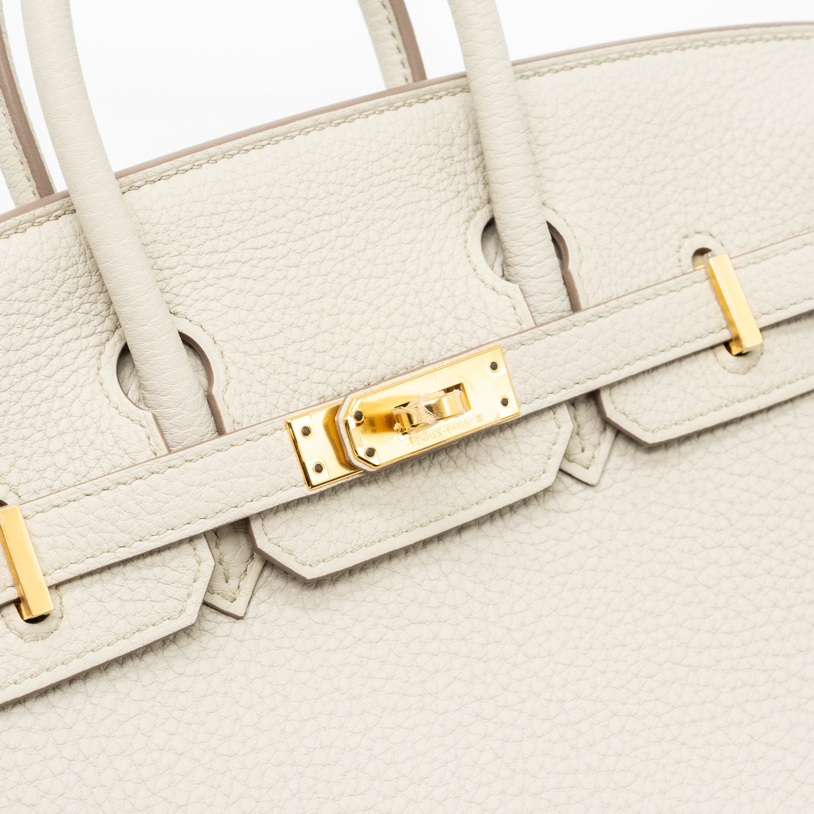 VICTON ハンセ ミーグリ HERMES Birkin 25 Togo 8L Beton GHW Stamp B