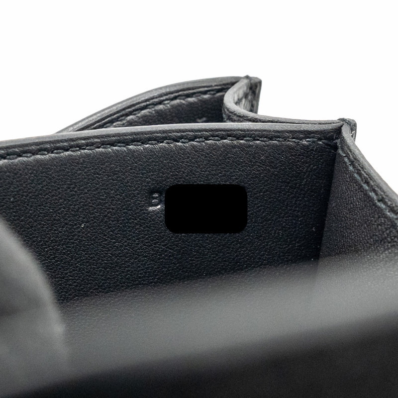 Hermes Mini Constance Epsom Black GHW Stamp B