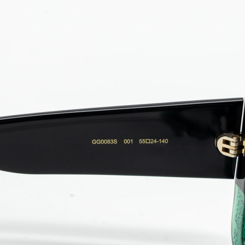Gucci Square Sunglasses Red/Green/Black GHW