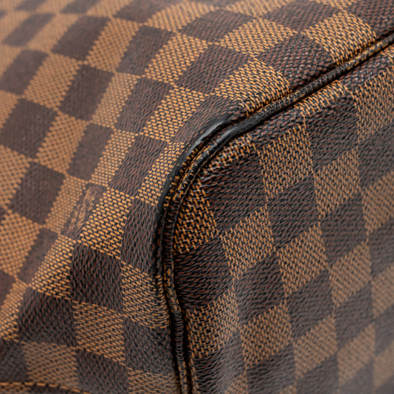 Louis Vuitton Neverfull MM denier ebene canvas GHW