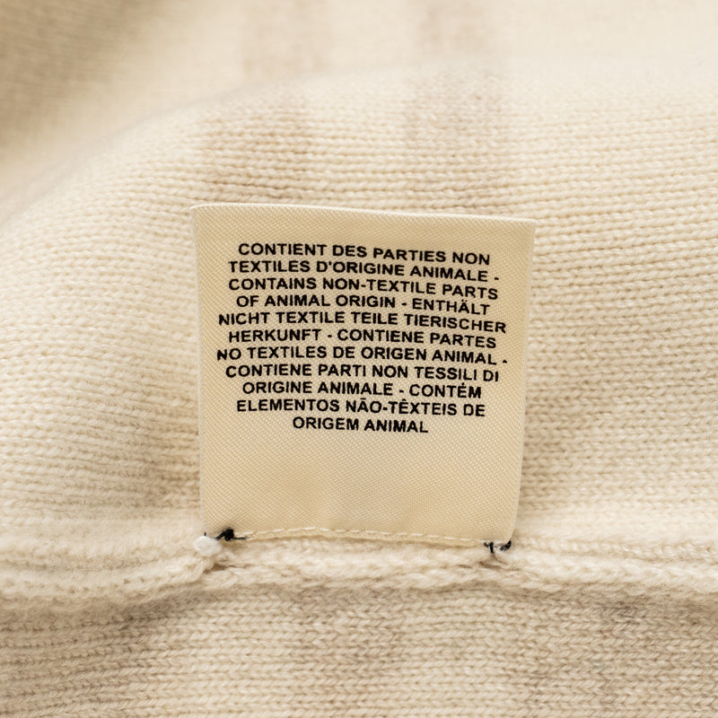 Hermes Size 34 long coat cashmere beige